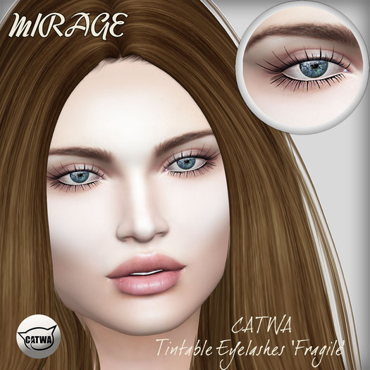 MIRAGE-CATWA Tintable Eyelashes 'Fragile'