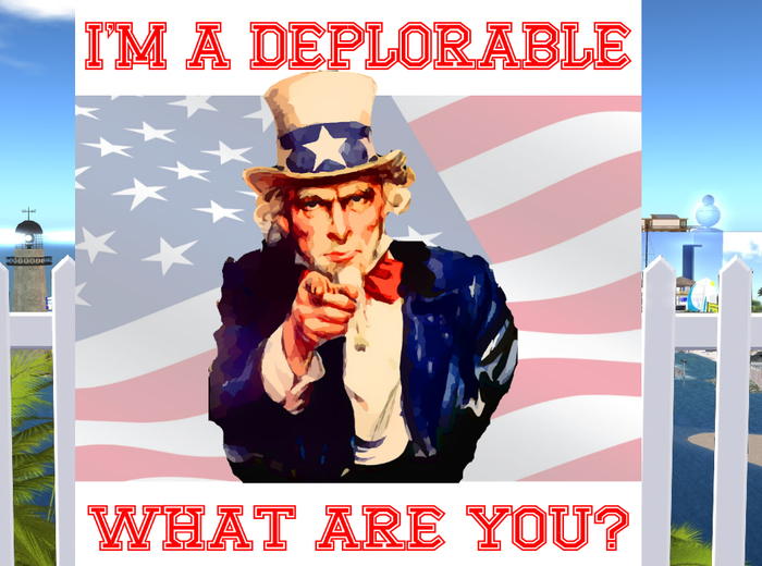 DEPLORABLE SIGN