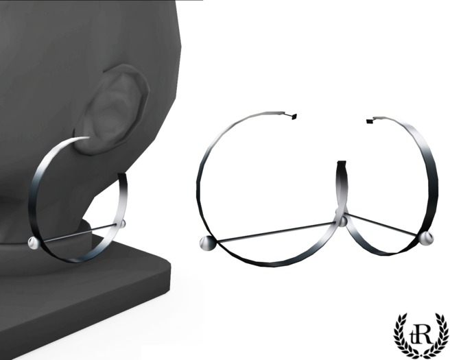 The Rove - Round extra earrings - Silver