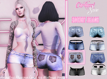 * Carlucci  Store - Short Flower Jeans  .