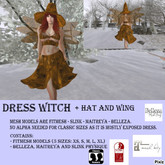 Dress Witch orange