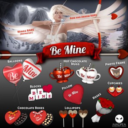 MadPea Be Mine Cupcakes