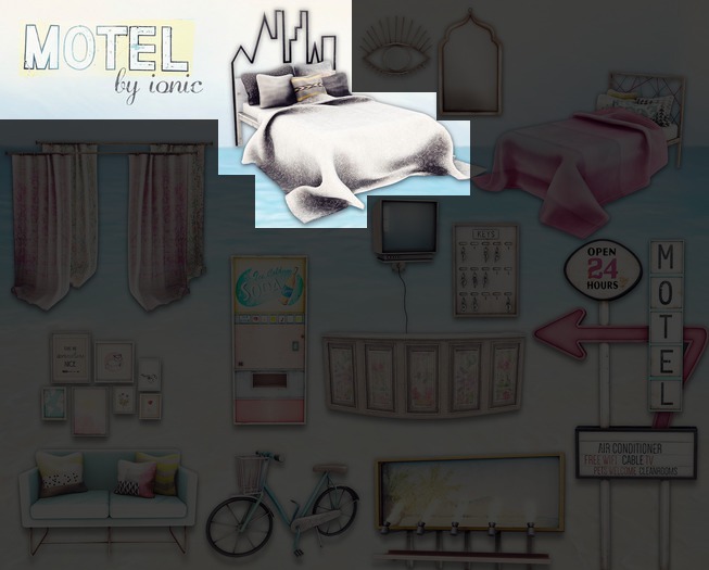 *ionic* Double Motel Bed