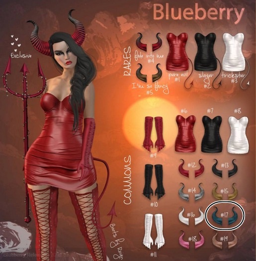 17. Blueberry / COMMON / Devil Horns - Nightstalker