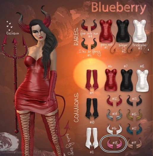 18. Blueberry / COMMON / Devil Horns - Candy