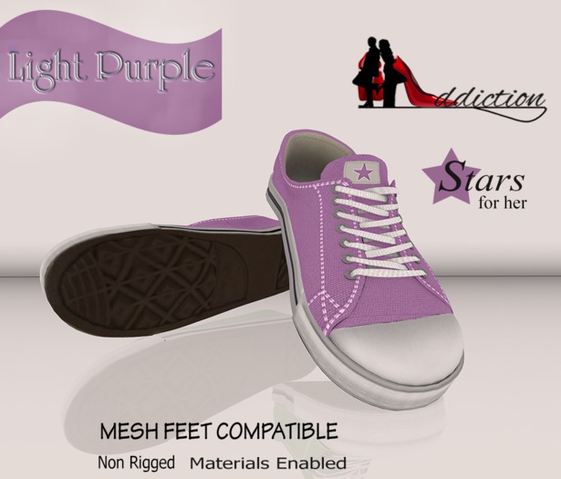 {SA} Stars Female Light Purple