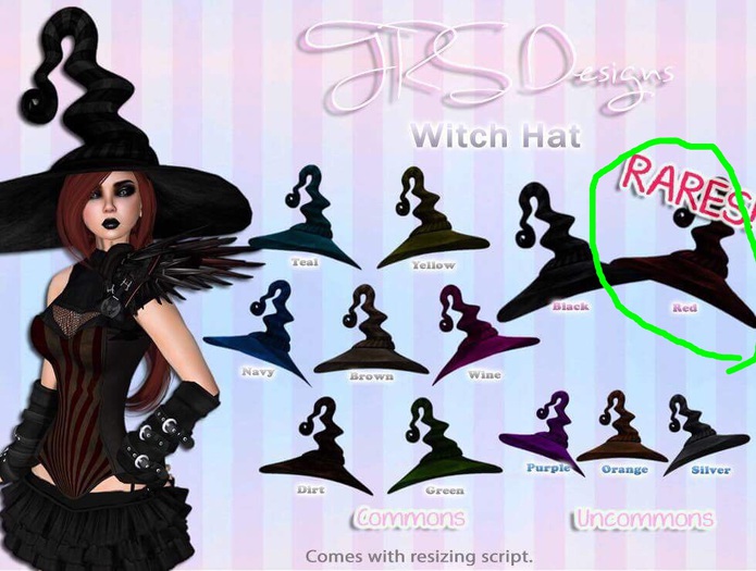 Witch Hat Rare Red Rare
