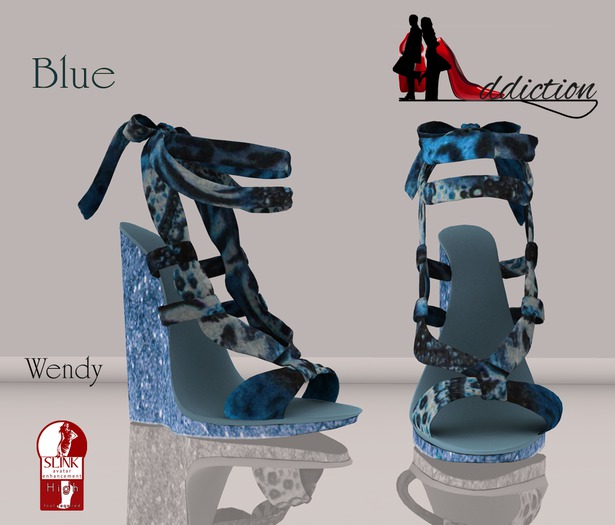 {SA} Wendy Blue Slink