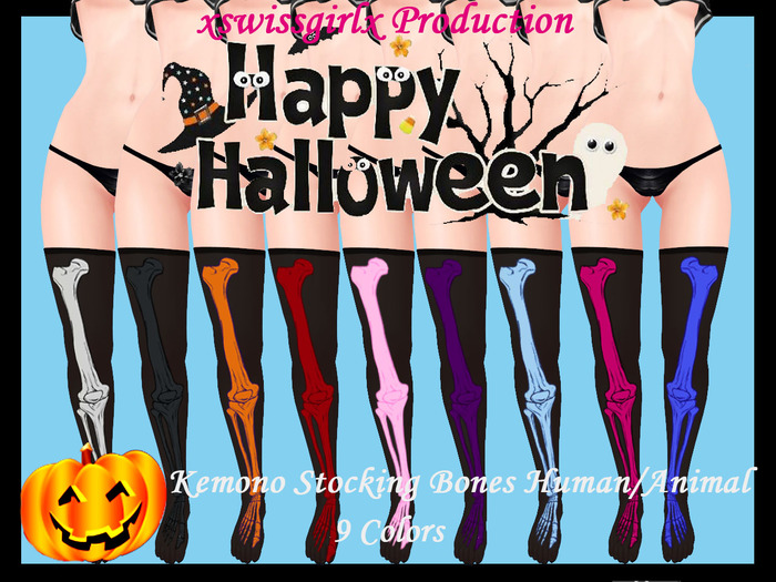 Kemono Stocking Bones Human/Animal