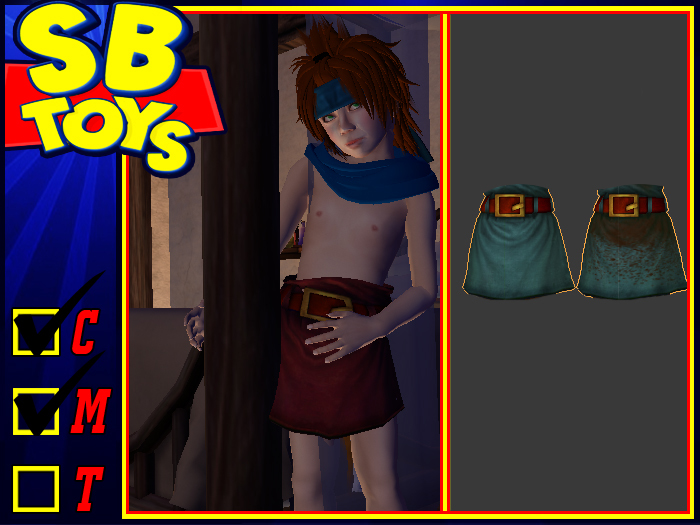 [SB TOYS] RUSCION Waist Wrap [SMB] Blue