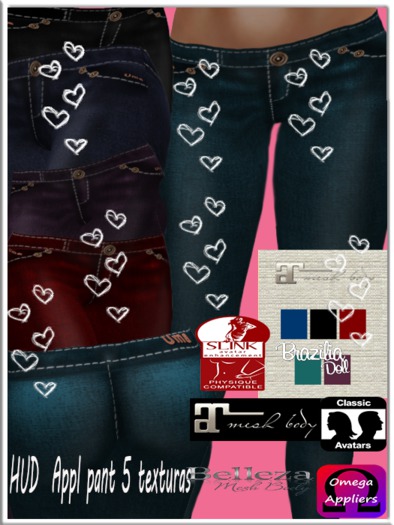 Hud appl pant 5 texturas