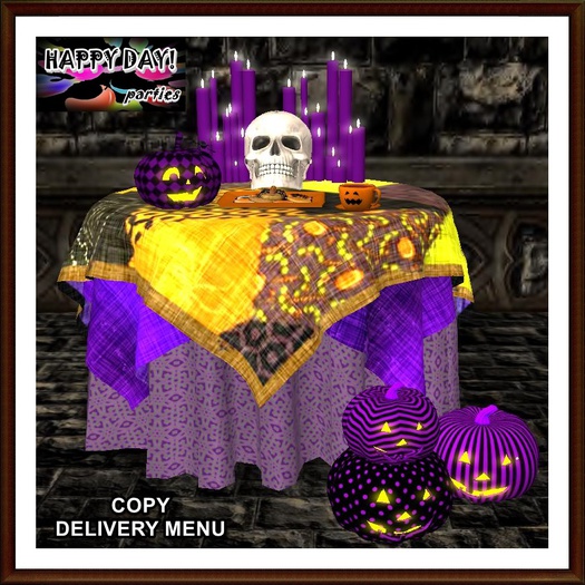 Halloween - Purple Cookies Table