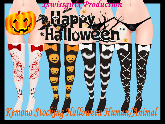 Kemono Stocking Halloween Human/Animal