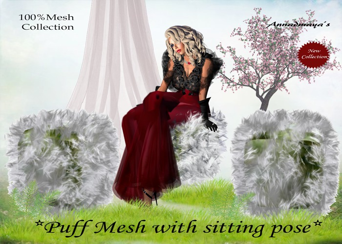 *Puff Mesh with sitting pose* v1.0