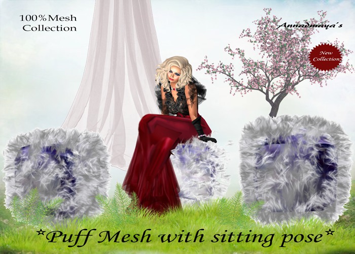 *Puff Mesh with sitting pose* v1.2