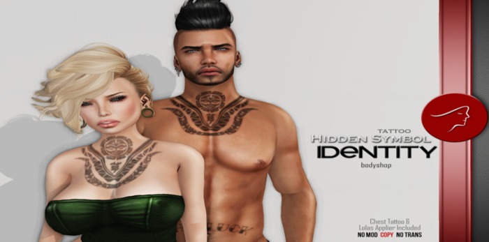 .Identity. Body Shop - Hidden Symbol Tattoo