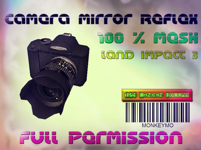 Mirror Reflex Camera - Mesh - Full Permission -Monkeymo