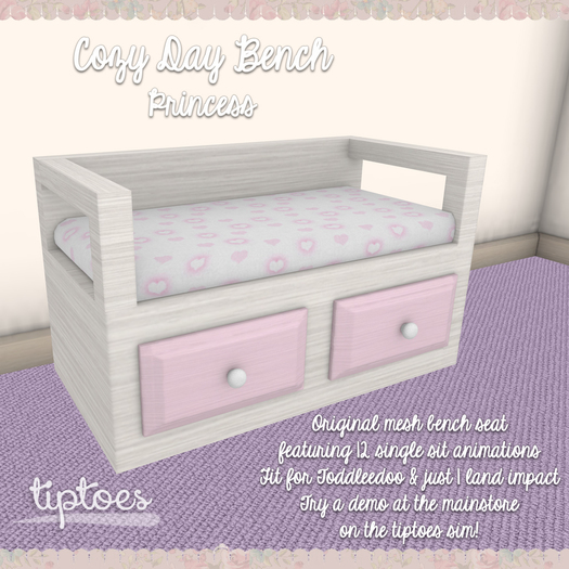 . tiptoes - Cozy Day Bench - Princess
