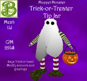 Muppet Monster Trick or Treater Tip Jar, 1LI Mesh