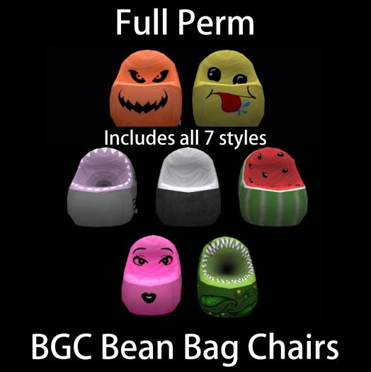 BGC Bean Bag Chairs [Boxed]