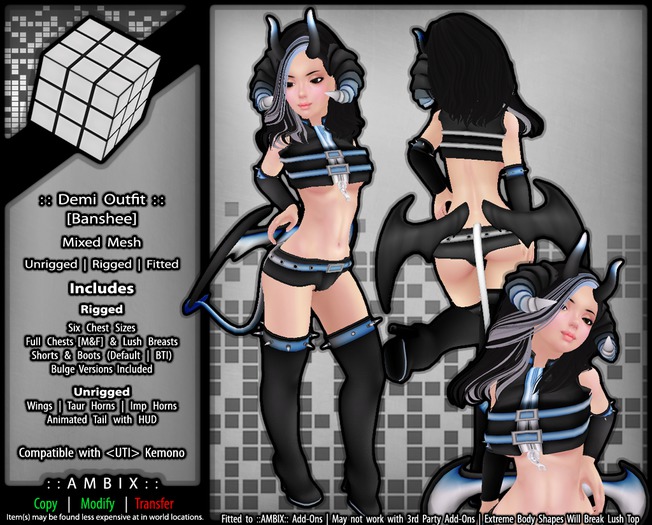 ::AMBIX:: Demi Outfit [Banshee] ::