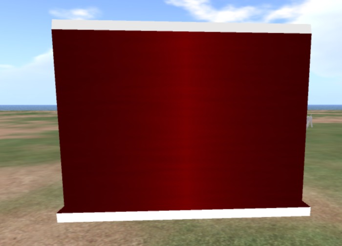 STAND PANEL SHOP ITEMS RED AND WHITE