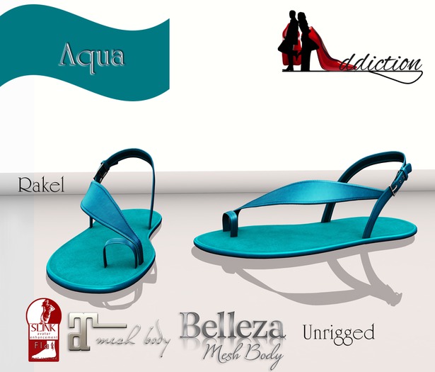 {SA} Rakel Sandals Aqua
