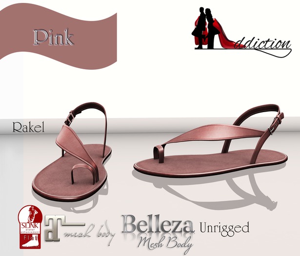 {SA} Rakel Sandals Pink