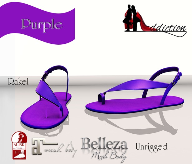 {SA} Rakel Sandals Purple