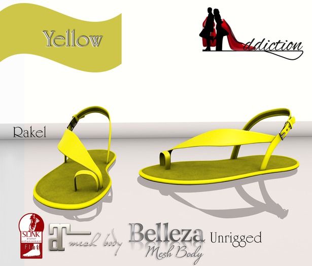 {SA} Rakel Sandals Yellow