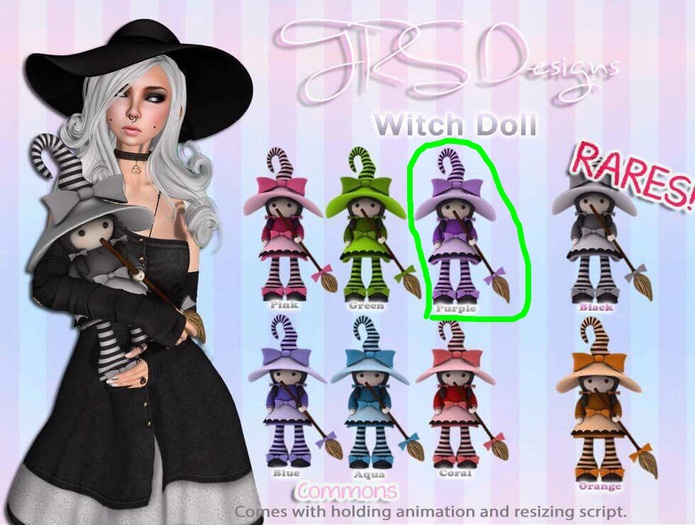 Witch Doll Common Purple