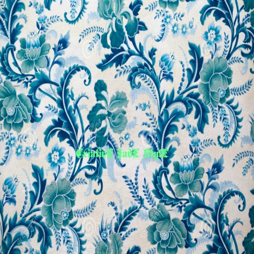 Texture Wall Oriental White/Blue