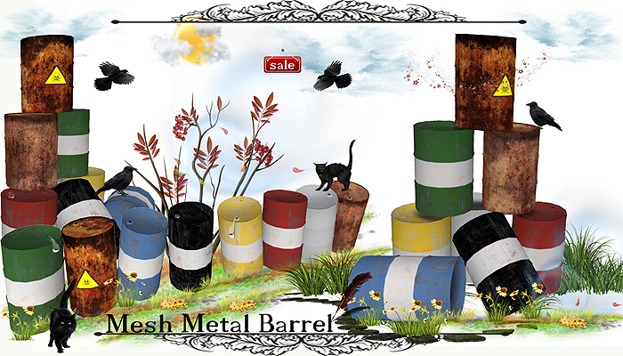 Mesh Metal barrel