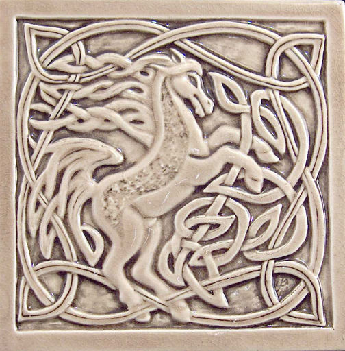 Celtic Single Horse Tile
