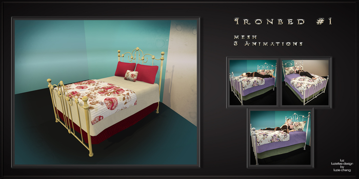 LUZ - Victorian bed Roses are red - vendor