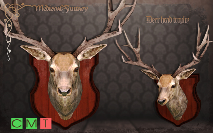 [MF] Mesh deer head trophy (boxed)