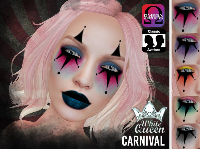 ::White Queen:: - carnival eyeshadow - omega