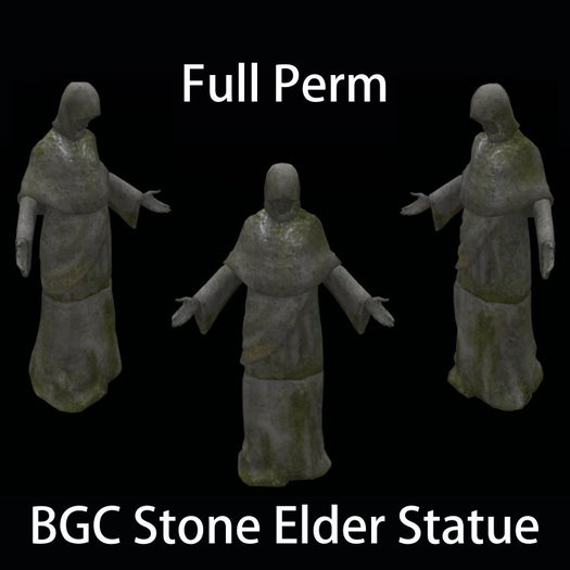 BGC Stone Elder Statue