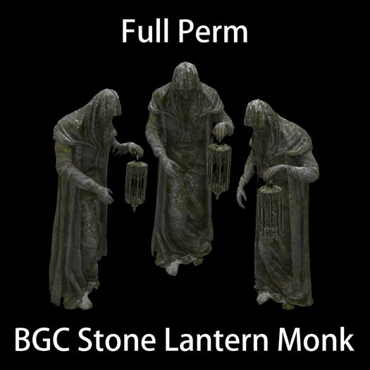 BGC Stone Lantern Monk