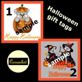 Halloween gift tags - pack of 2