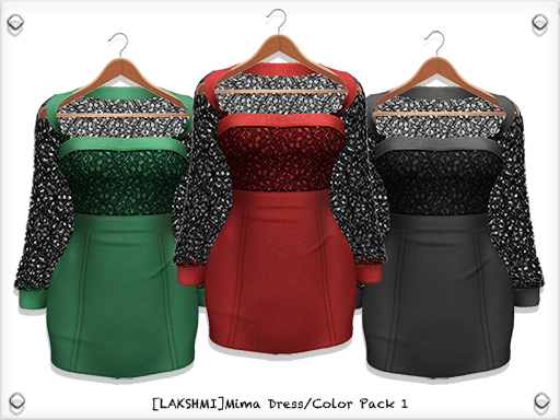 [LAKSHMI]Mima Dress/Color Pack 1