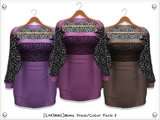 [LAKSHMI]Mima Dress/Color Pack 2