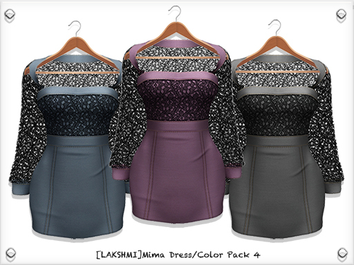 [LAKSHMI]Mima Dress/Color Pack 4