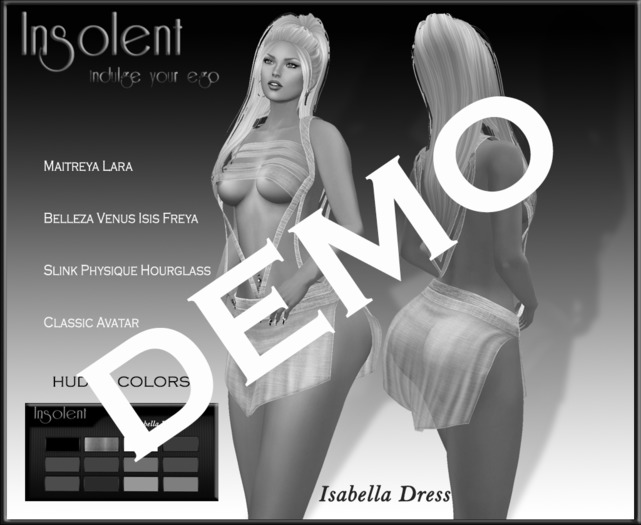 [INSOLENT]Isabella Dress DEMO