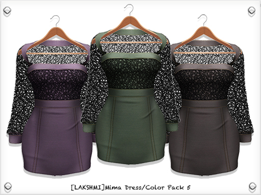 [LAKSHMI]Mima Dress/Color Pack 5