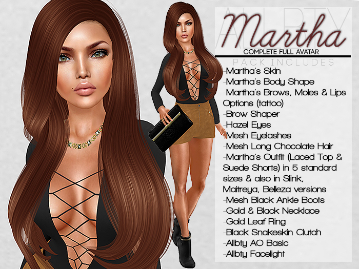 #allbty Complete Avatars  "Martha"