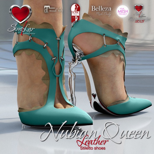 Similar Nubian Shoes Leather Aqua