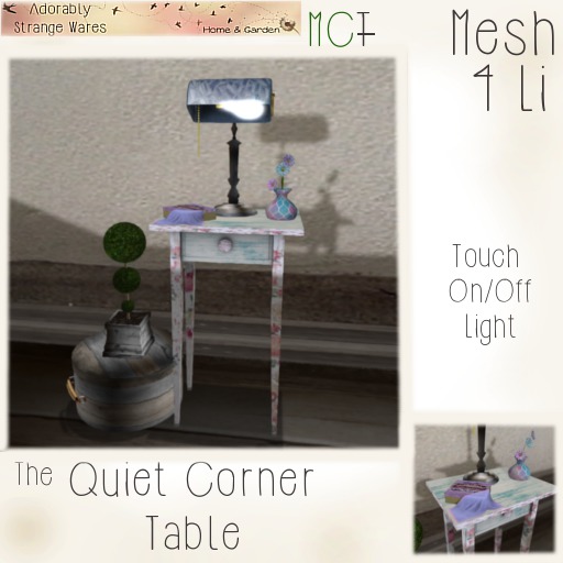 ~ASW~ The Quiet Corner Table