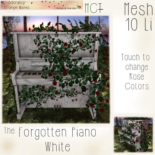 ~ASW~ The Forgotten PIano~ White