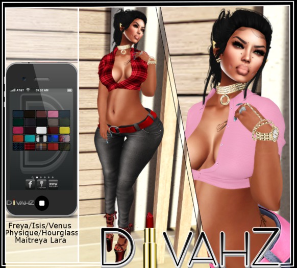 !DC! LaFlare Crop Top (Mesh)